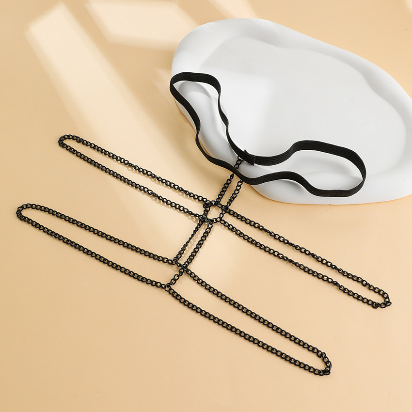 Europe and the United States cross-border jewelry sweet cool casual rhinestone beach leg chain stretch chain sexy leg chain women