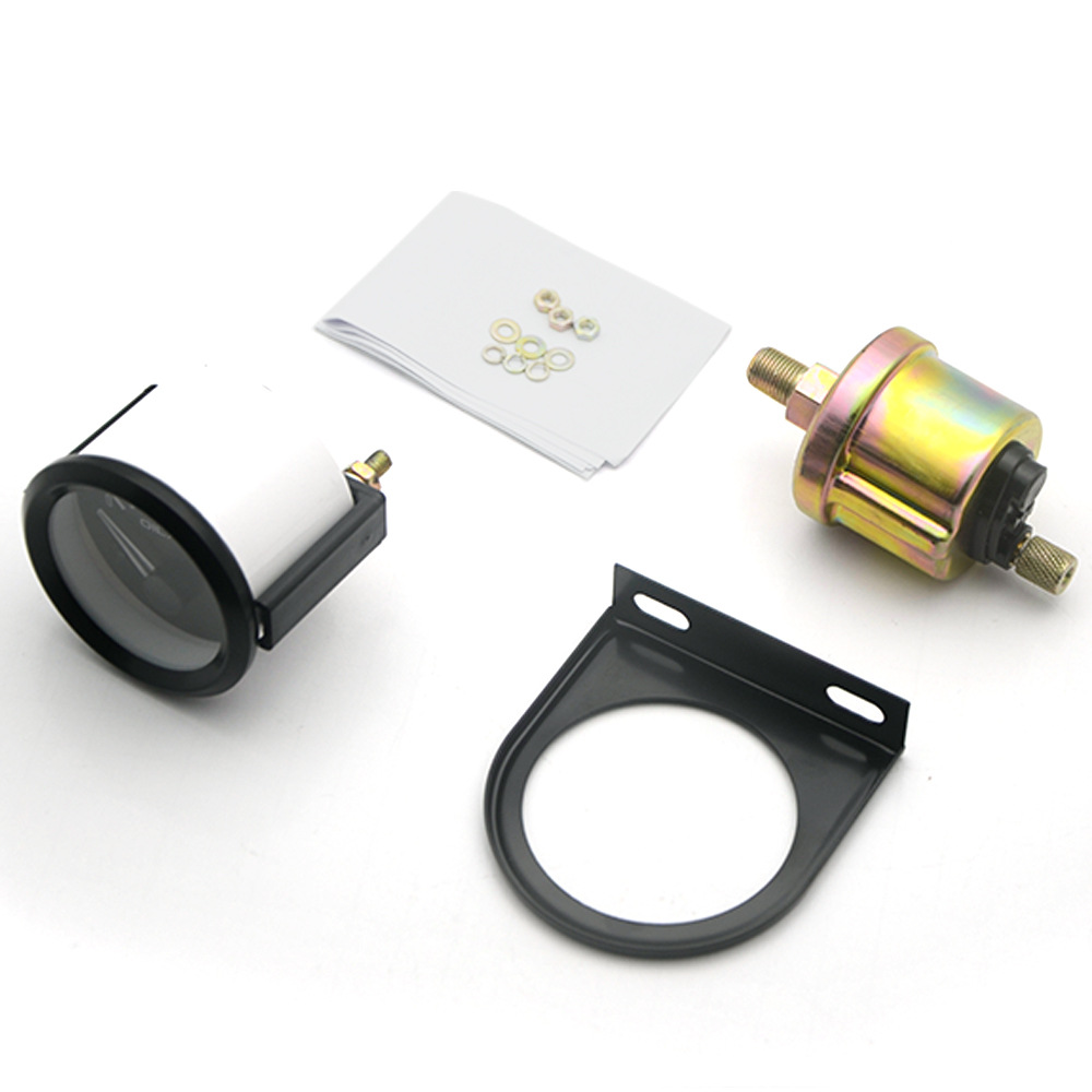 2” 52mm Car Oil Pressure Gauge Oil Pressure Gauge Modified Car Instrument