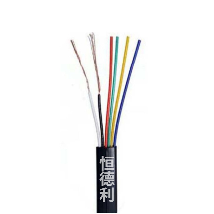 Spot wholesale UL20251 2-Core 4-core 6-core 8-core 28AWG0.12MM flat oxygen-free copper telephone line