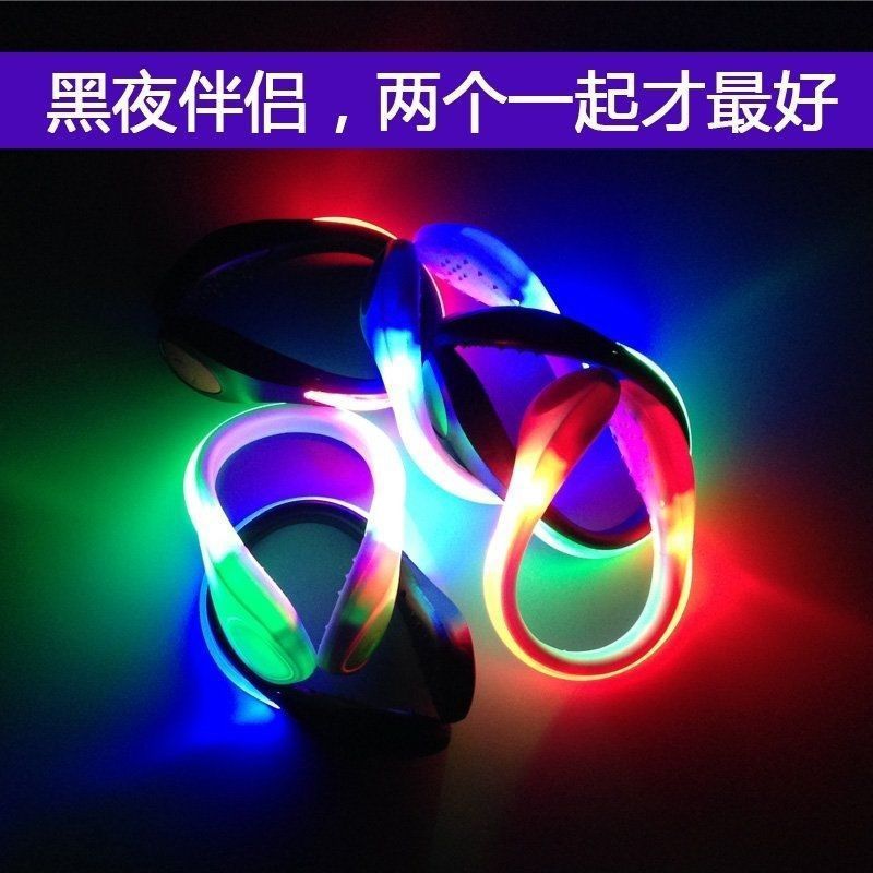LED Luminous Shoe Clip Outdoor Night Run Flash Street Dance Shoe Lights Night Riding Safety Warning Running Lights
