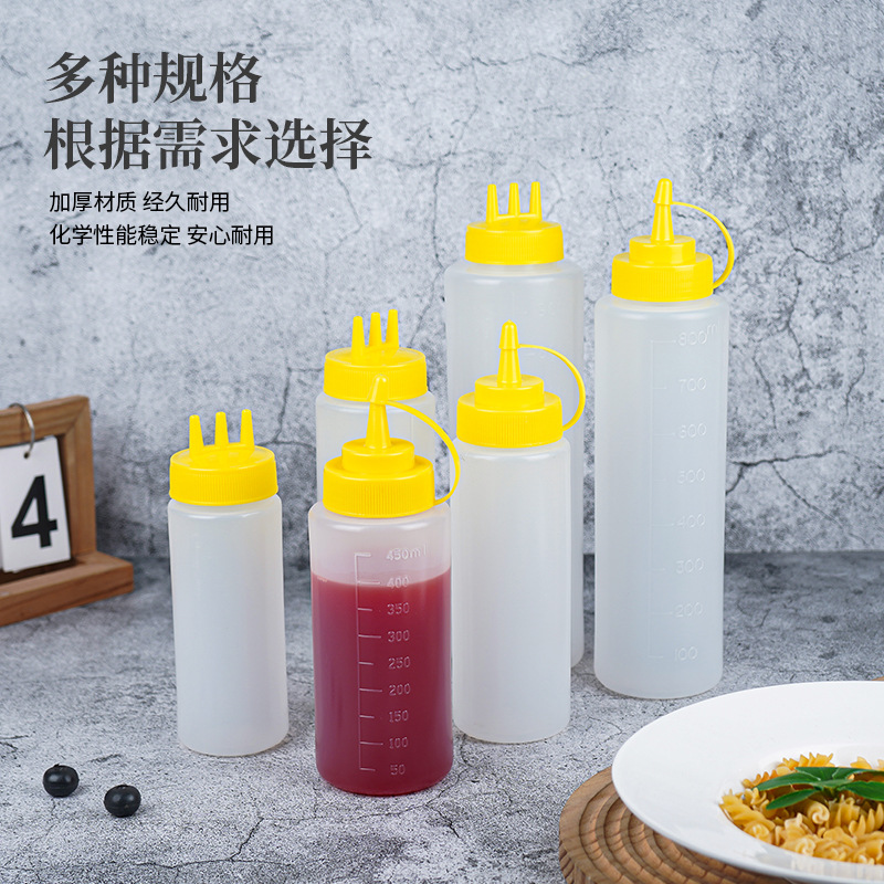 Бутылка для приправ Amazon Kitchen Supplies, бутылка для соуса с прессом, пластиковая бутылка для соуса, бутылка для приправ на кухне