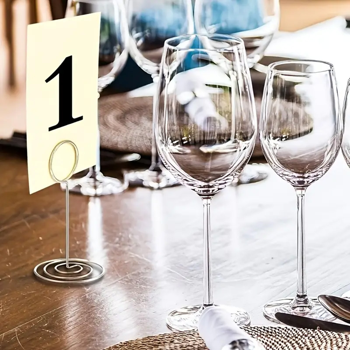 Cross-Border Hot Selling Peacock Round Business Card Holder Electroplated Message Holder Office Note Holder Wedding Seat Holder