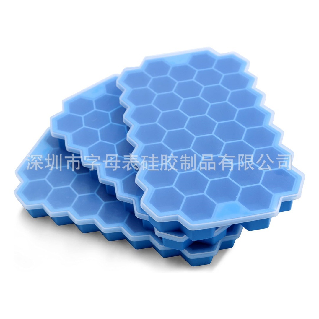 37 grid silicone honeycomb ice tray creative home honeycomb ice tray easy demoulding stackable ice tray mold wholesale