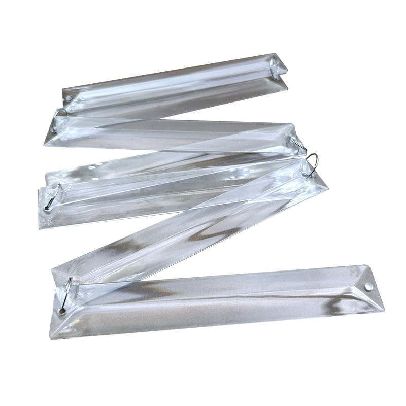 Acrylic Long Triangle Wedding Bead Chain Octagonal Bead String Wedding Crystal Lamp Accessories Hotel Partition Curtain