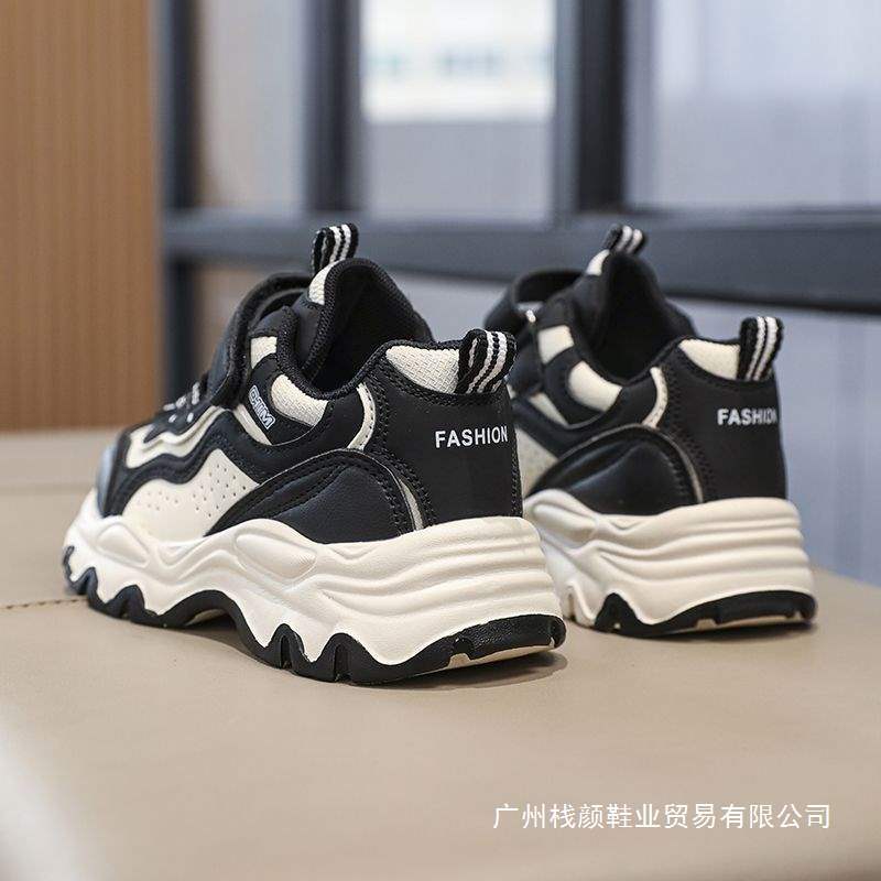 Детская обувь для девочек 2025 осень-зима утепленные хлопковые туфли новые спортивные туфли для старших девочек и студентов