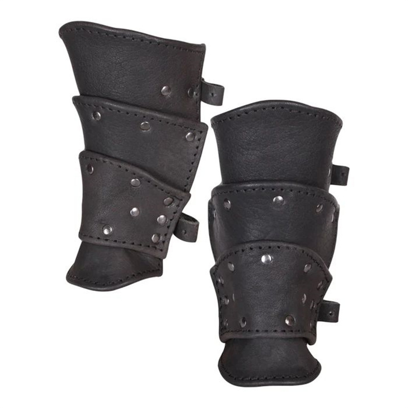 Medieval Steampunk Retro Leather Belt Buckle Rivet Multi-Piece Arm Guard Hand Guard Wish Ebay Supply