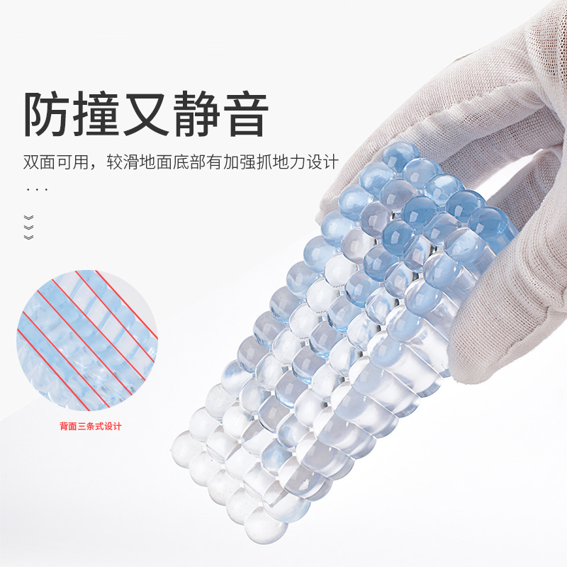 Windproof anti-collision door plug door stop non-punching high silicone door stopper household door wedge baby anti-pinch door card wholesale