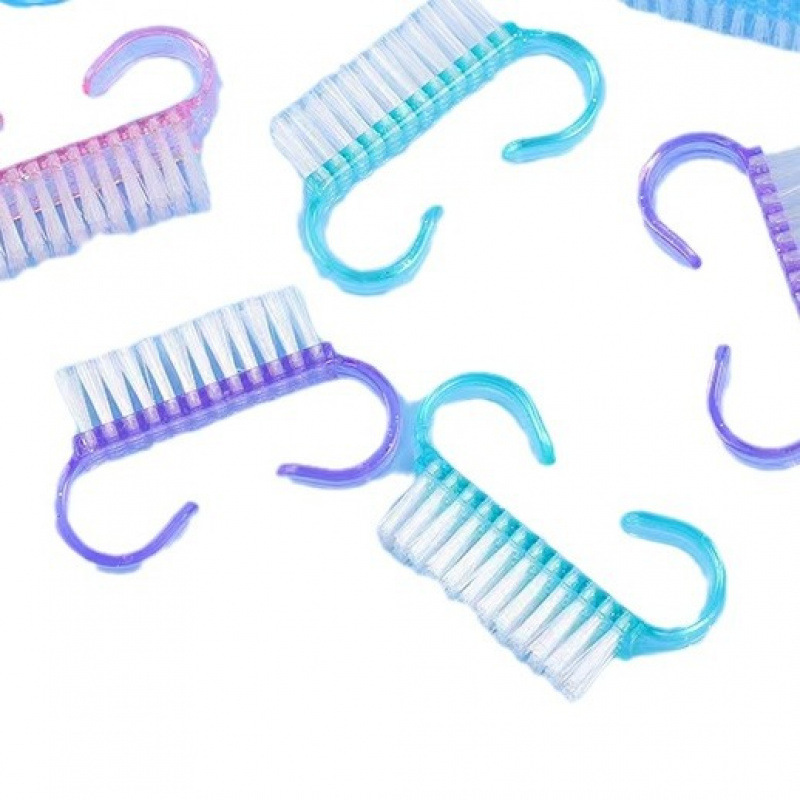 Nail Brush Customized Manufacturer Directly Supply Manicure Tools Small Horn Brush Nail Brush Clear and Bright Nail Brush Wholesale