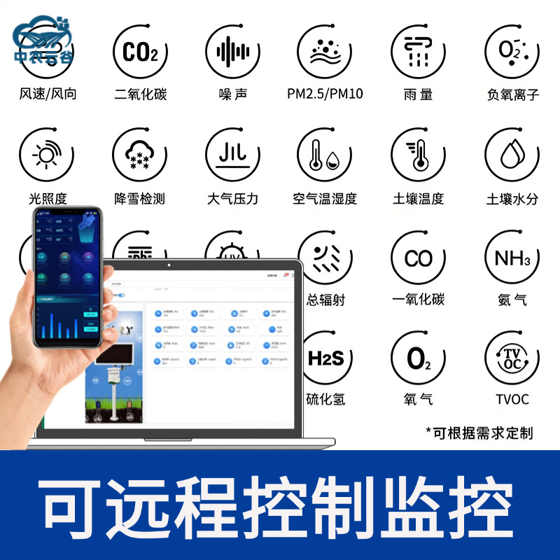 Automatic Weather Detector Wind Speed Rain Amount Atmospheric Pressure Temperature and Humidity Detection Environmental Detection Solar Weather Station