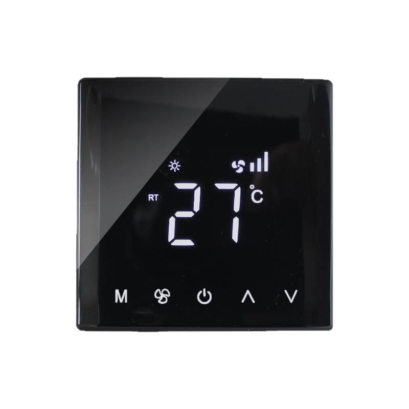 Central Air Conditioning Lcd Thermostat Panel Industrial Fan Coil Three-Speed Switch Control Adjustment Panel