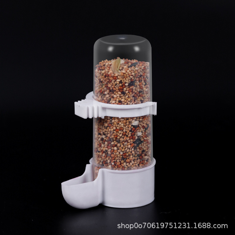 Bird drinking fountain automatic water feeding parrot pearl bird kettle large bird dieter with buckle automatic drinking fountain