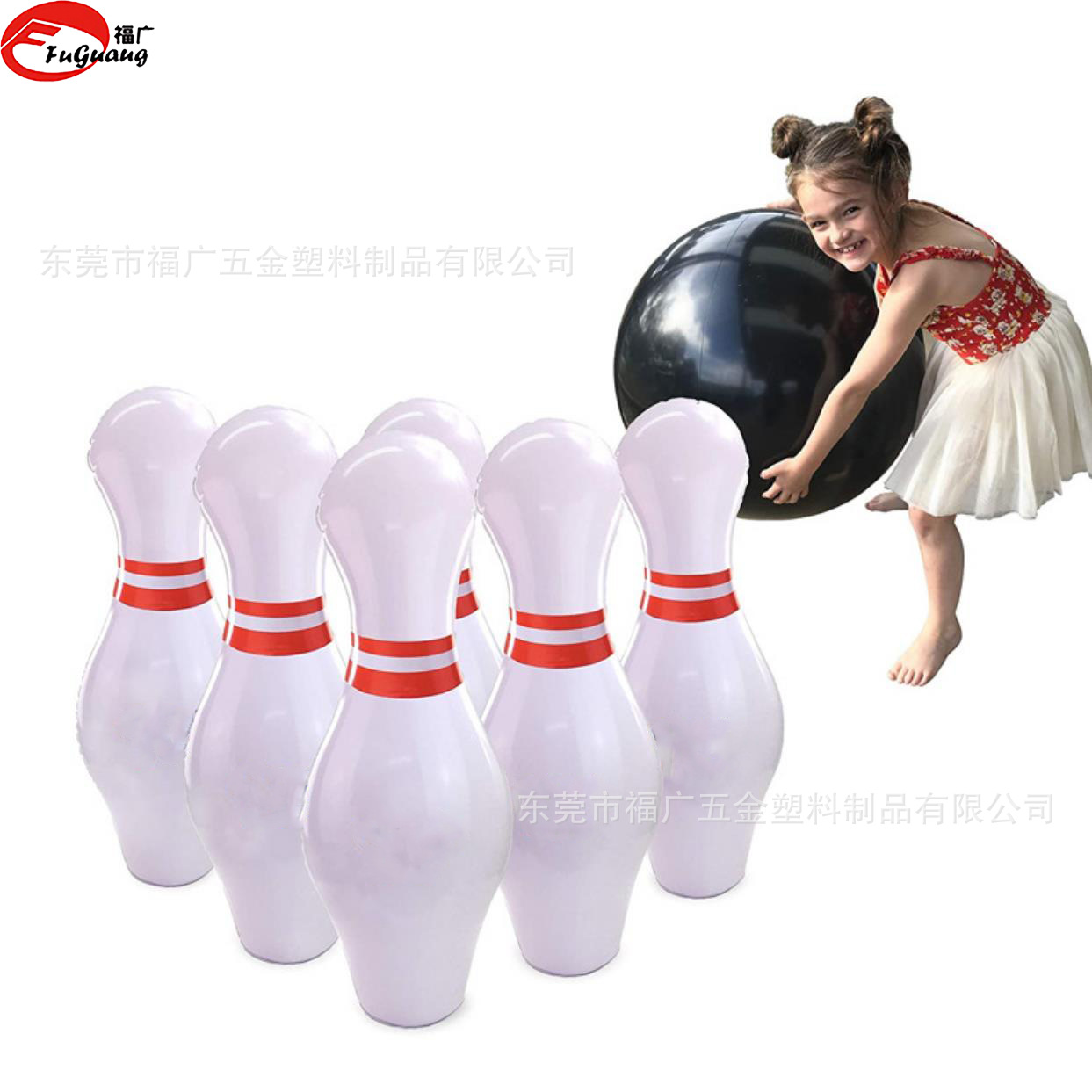Source Factory Customized Environmental Protection Pvc Inflatable Bowling Ball Children's Outdoor Inflatable Bowling Ball Toy