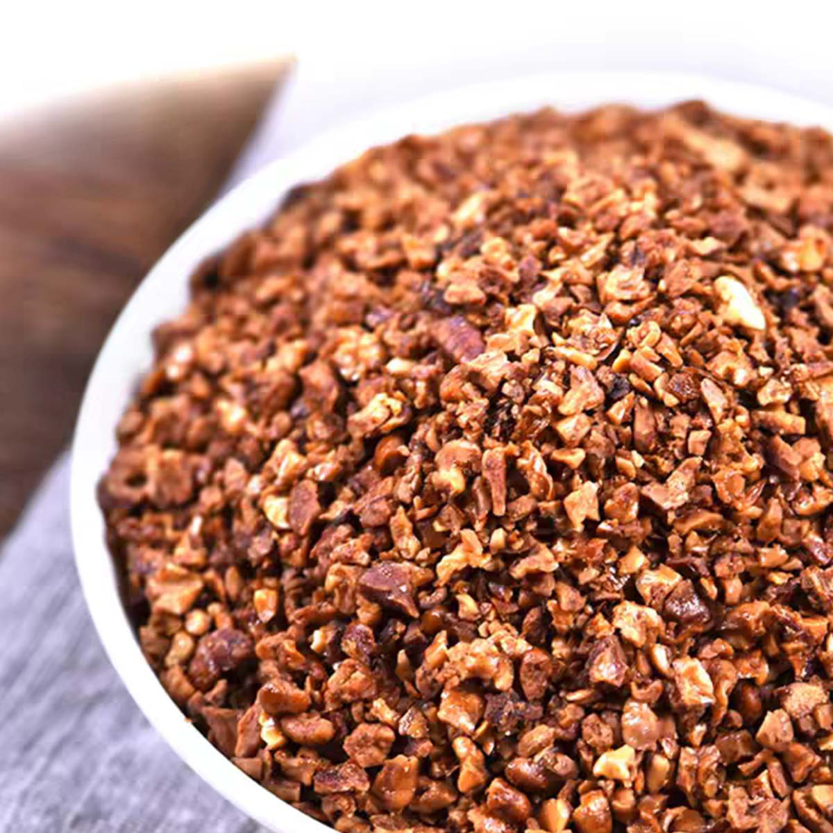 New Arrival Pecan Kernels Wholesale Minced Kernels 500g Small Walnut Meat Canned Peach Kernels Nut Snacks Baking Commercial Delivery