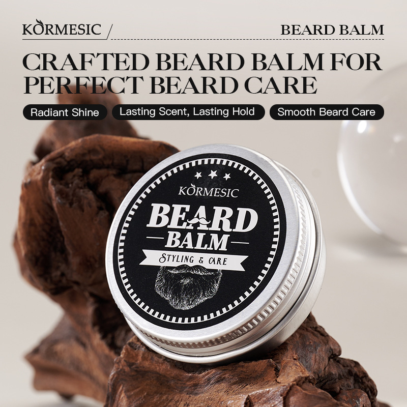 Kormesic Full English Beard Balm Beard Balm Moisturizing and Safe Beard Protection Cross-Border Manufacturer Wholesale