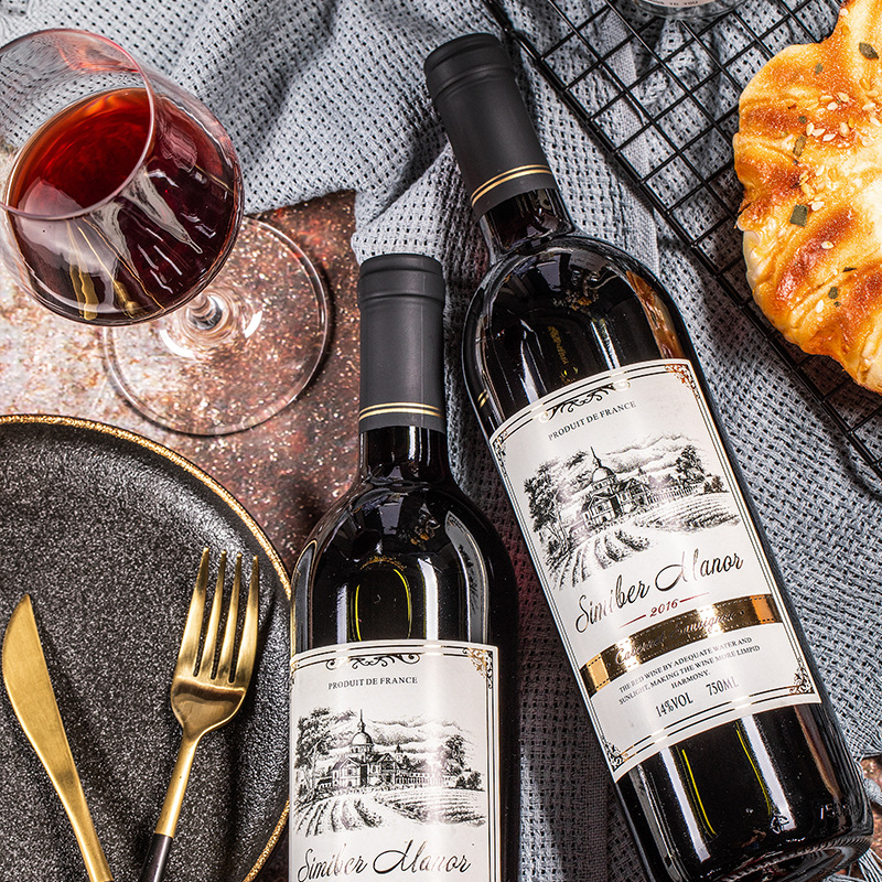 Factory Wholesale Cabernet Sauvignon Dry Red Wine Kuaishou Live Broadcast Nationwide Oem Oem Custom Processing Red Wine