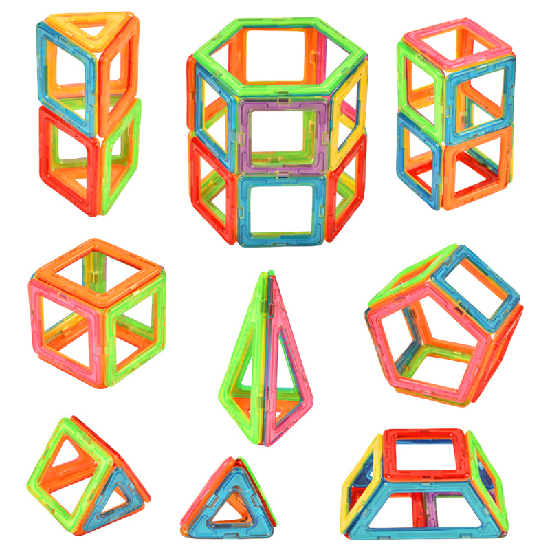 Children's Varied Magnetic Film suit Baby Early Education Educational Toys Boys and Girls Assembled Puzzle Building Blocks Magnetite