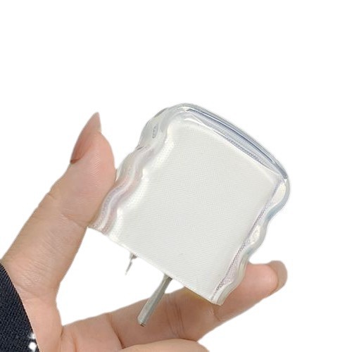 Suitable for Apple 16 Charger Data Cable Protector 20W Cable Winding Sleeve Anti-Break Three-Layer Wave Shadow Cable Bite Protector