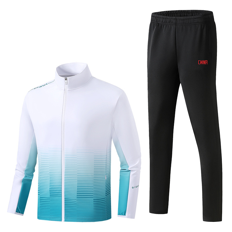 2025 Spring and Autum New Long-Sleeved Couple Men's and Women's Sportswear Two-Piece Family Wear Fashion Casual Running Square