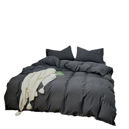 S Dormitory Four-Piece Bedding Set Brushed Dormitory Bed Bed Sheets Three-Piece Set Pure Color Skin-Friendly Simple Student Factory