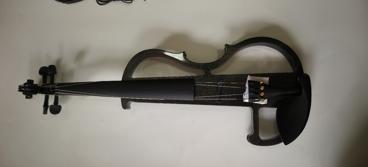Black Electronic Electroacoustic Violin