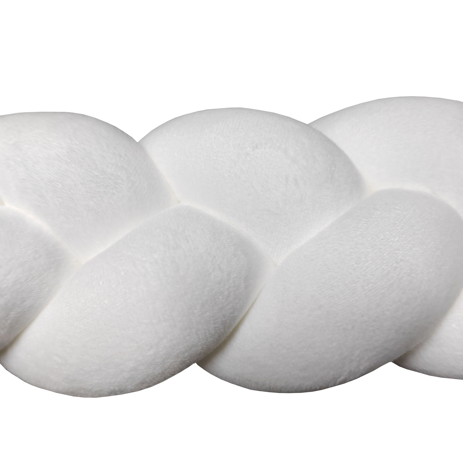Baby Bed Circumference ins New Hand-Woven Long Knotted Ball Three-strand Brait Anti-collision Soft Bag Baby Bed Circumference