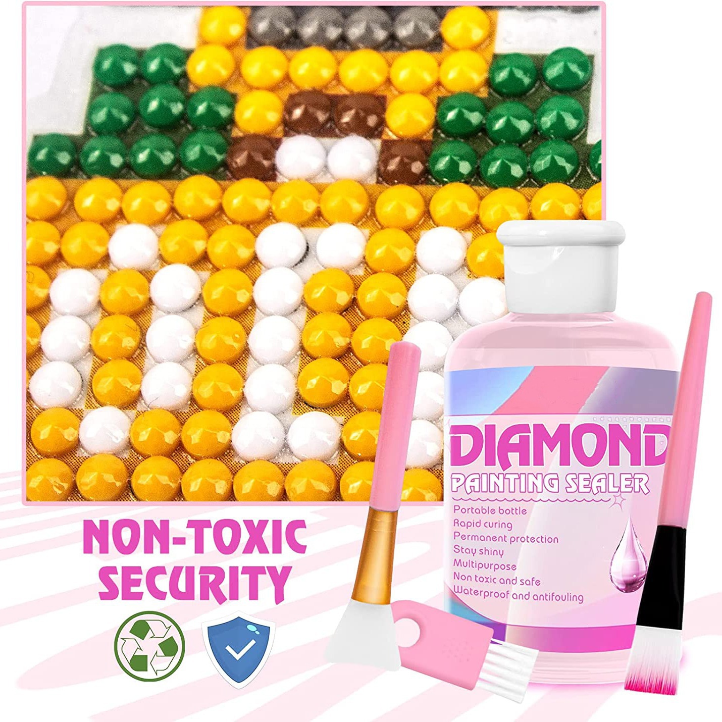 DIY Diamond painting protective agent oil painting sealant glue foreign trade new diamond painting embroidery anti-release brightening agent