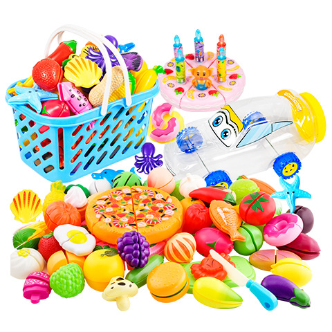 Children's Play House bulk fruit cut music simulation toys boys and girls Baby Cut music factory wholesale