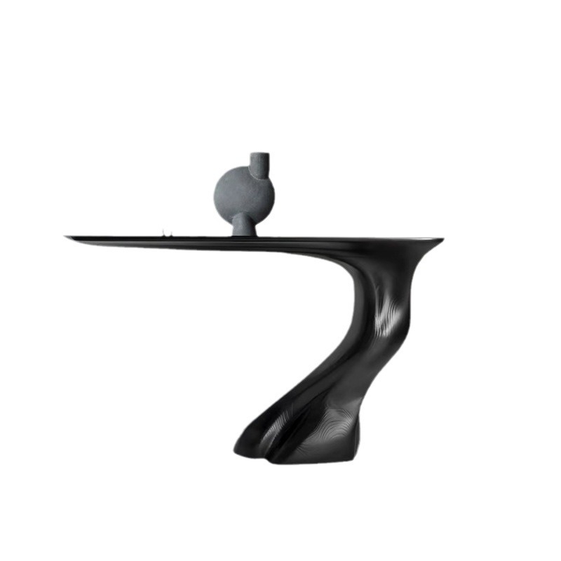 Light Luxury Creative Home Wall Entrance Table Glass Fiber Reinforced Plastic Special-Shaped Tree Root Table Corridor Aisle Decorative Cabinet Art Ornaments