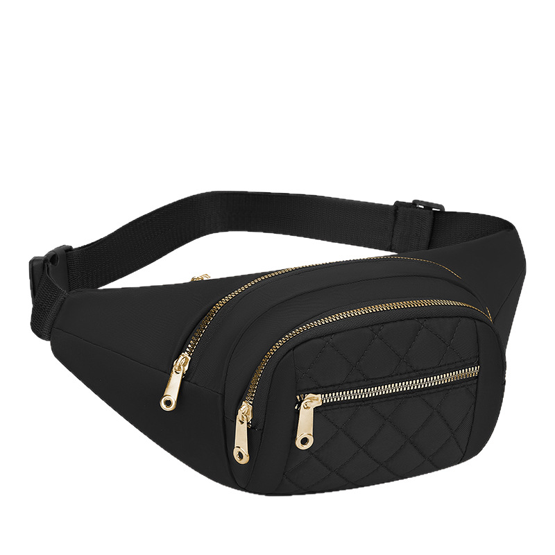 Cross-border Chest Bag Mobile Phone European and American Oxford Cloth Crossbody Bag Casual Waist Bag Canvas Waist Bag Women's Mobile Phone Bag Sports Bag