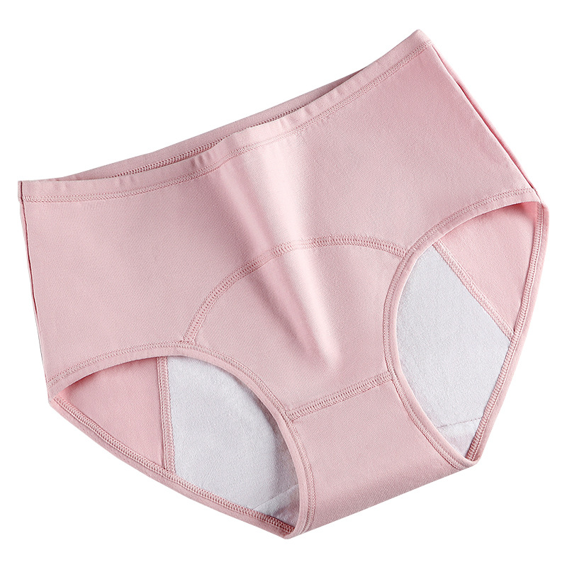 Physiological underwear pure cotton women's underwear physiological pants plus size antibacterial women's wholesale mid-waist cotton menstrual leak-proof underwear