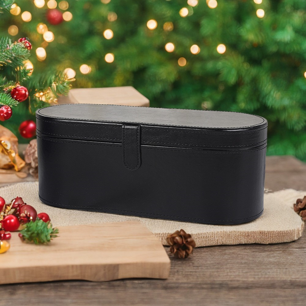 5-in -1 Hot Air Comb Packaging Box Dyson HD03 New Style Hair Dryer Box Leifen Curling Wand PU Leather Storage Box