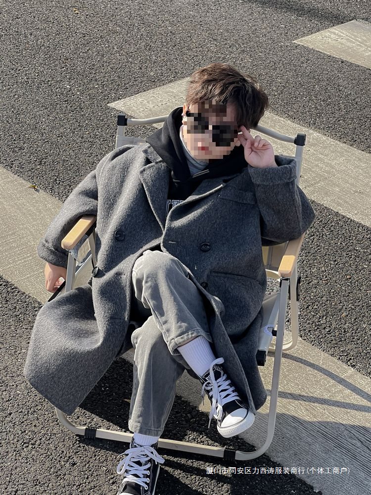 Children's Double-Sided Cashmere Outwear 2025 New Winter Woolen Outwear for Middle-Aged and Older Boys and Girls Spring, Autumn and Winter Clothing