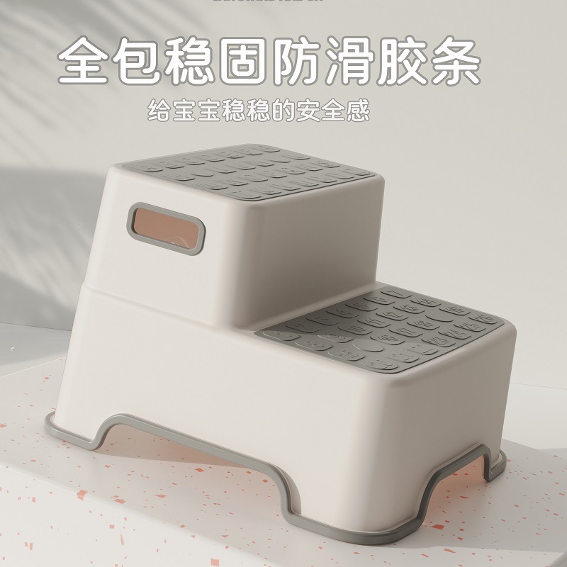 Factory wholesale children's footstool baby footstool small bench wash step wash face non-slip footstool