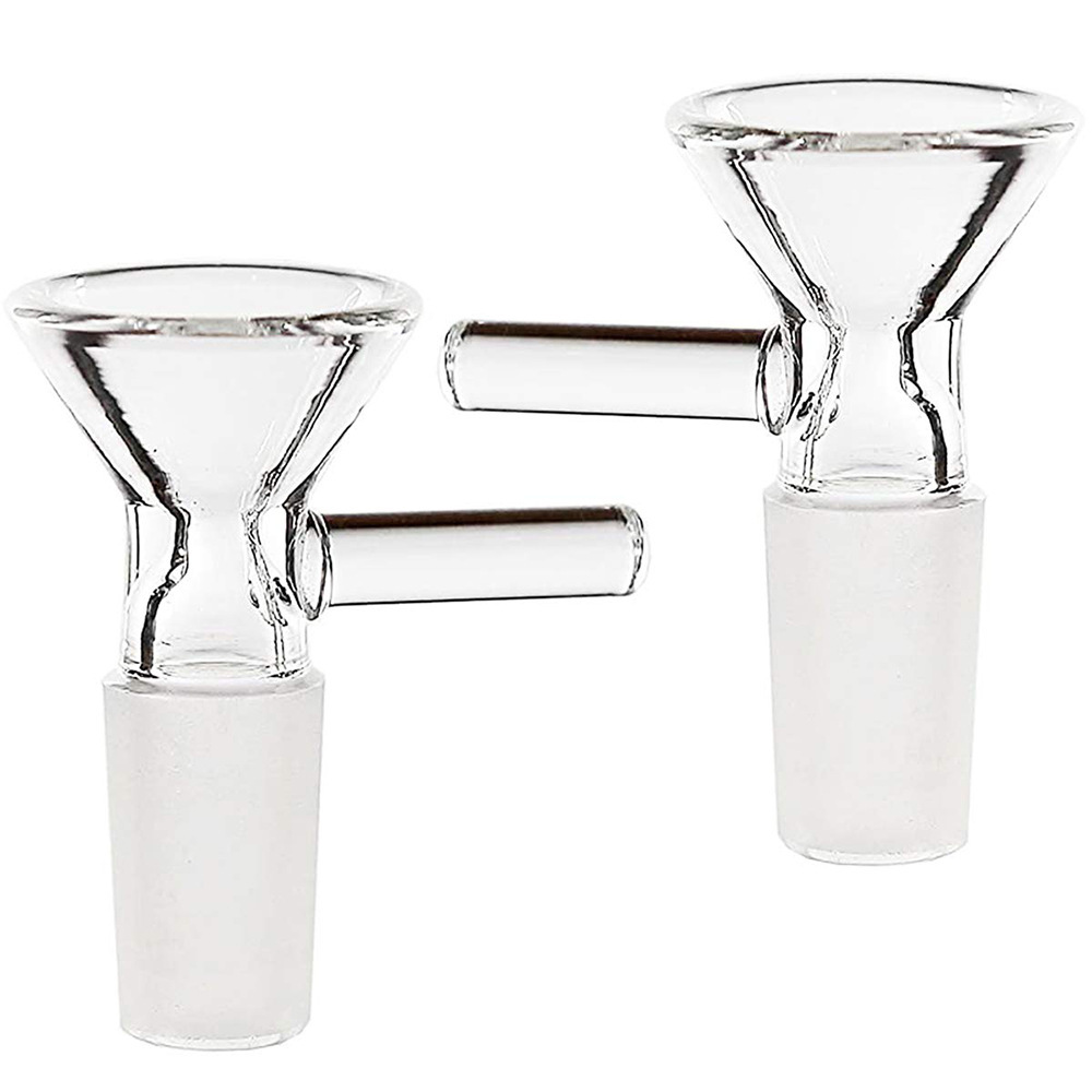 Glass Pipe Cross-Border Export American Conical Glass Pipe 14mm Smoking Pot Smoking Accessories Glass Pipe