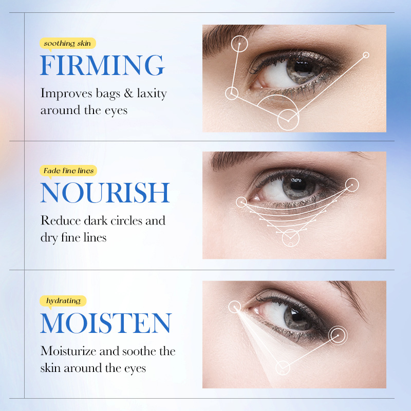 All English blueberry fruit silky eye mask SADOER moisturizing eye mask paste cross-border foreign trade wholesale