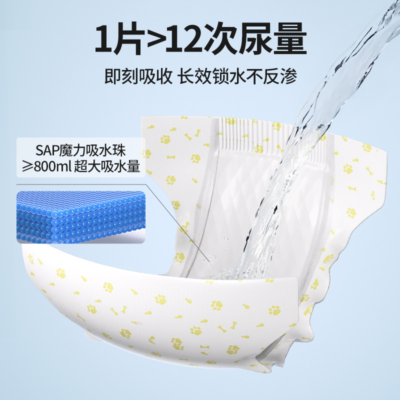 Dog Diapers for Male Dogs, Diapers for Female Dogs, Physiological Pants for Female Dogs, Puppy Training Pants, Special Pull-Up Pants, Diaper Pads