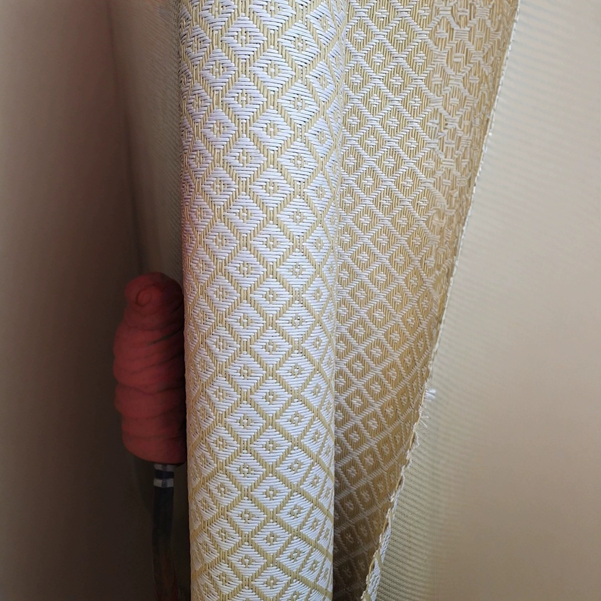 Новая геометрическая алмазная клетка золотой жаккардовый плотный текстиль для багажа, обуви и одежды, ткани для осенне-зимней моды, ткани для пиджаков