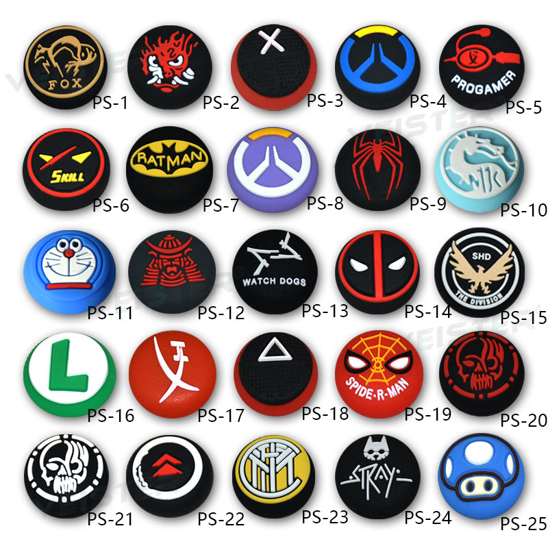 Подходит для ручки Ps5/Ps4 колпачок джойстика защитный колпачок кнопки силиконовый колпачок Xbox грибовидный