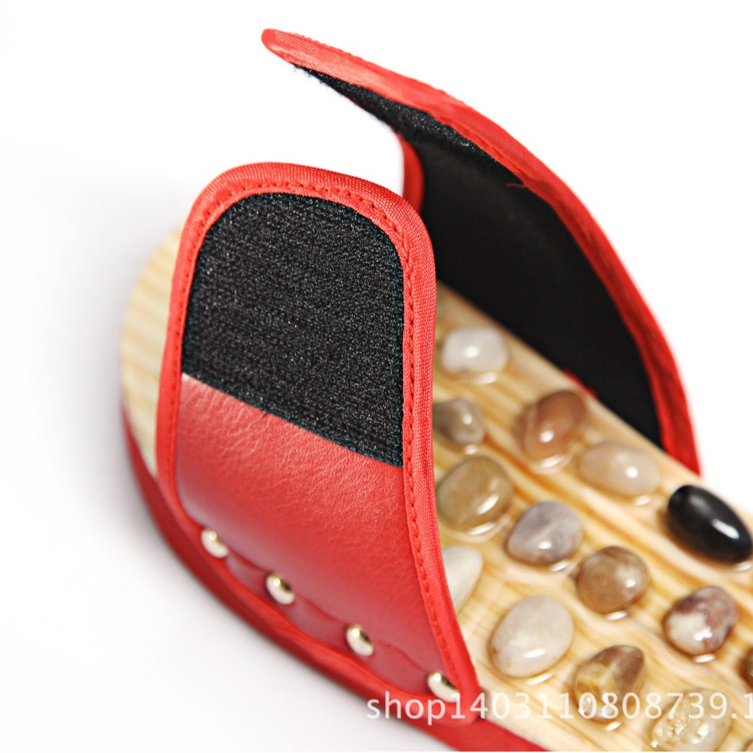 Wholesale pebbles massage slippers plantar acupoint home shoes for men and women summer couples can be printed LOGO
