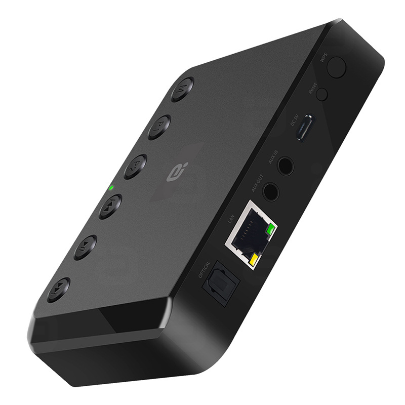 WiFi Streaming Media Music Box Network Play Fiber Coaxial aptX Wireless Bluetooth Audio Receiver WR320