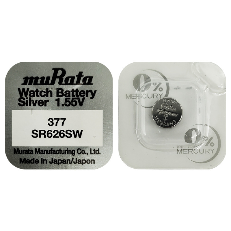[Original] Murata 377 Sr626Sw Watch Battery Quartz Digital Watch Button Battery