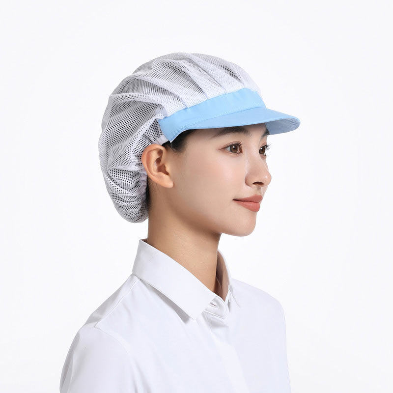 Catering Canteen Household Kitchen Dust-proof Cap Oil-proof Net Cap Factory Workshop Women's Work Cap Hat Food Factory Net Cap
