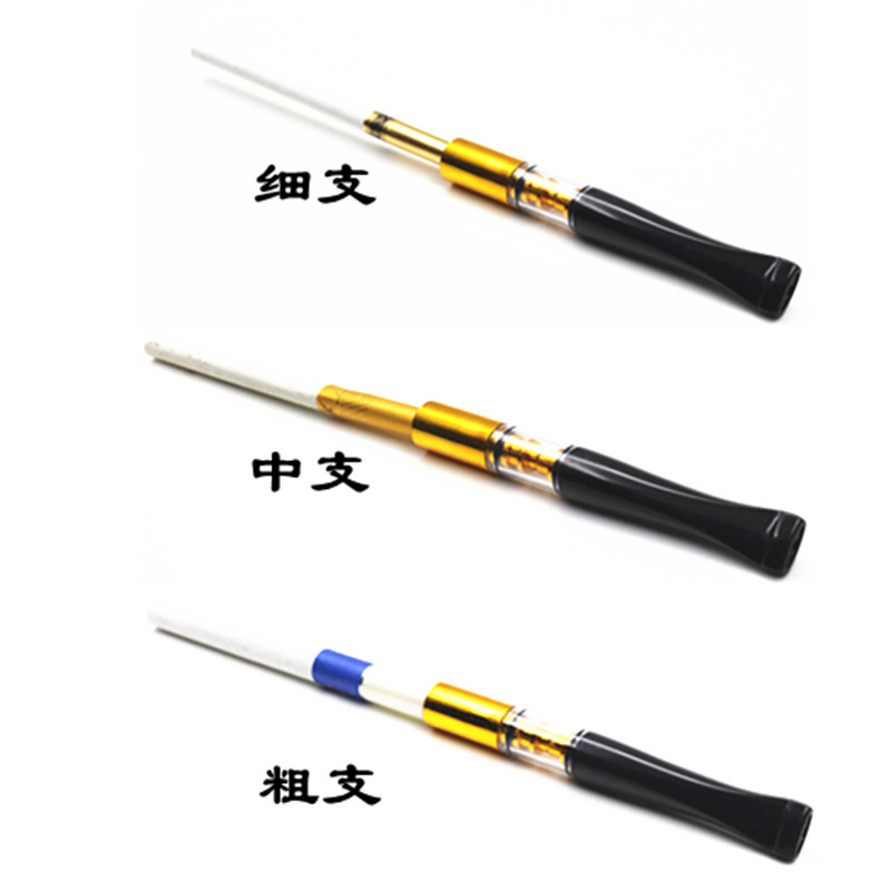 Shuibing 098 Bulk Cleaning Cigarette Holder Thick, Medium and Fine Three-Use Plastic Type Affordable Cigarette Holder Factory 2 Yuan Store Wholesale
