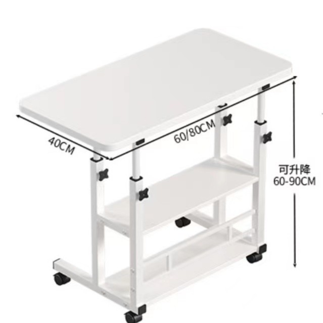 Bedside Table Movable Lifting Table Bedroom Home Dormitory Simple Desk Student Dormitory Desk Lazy Computer Desk