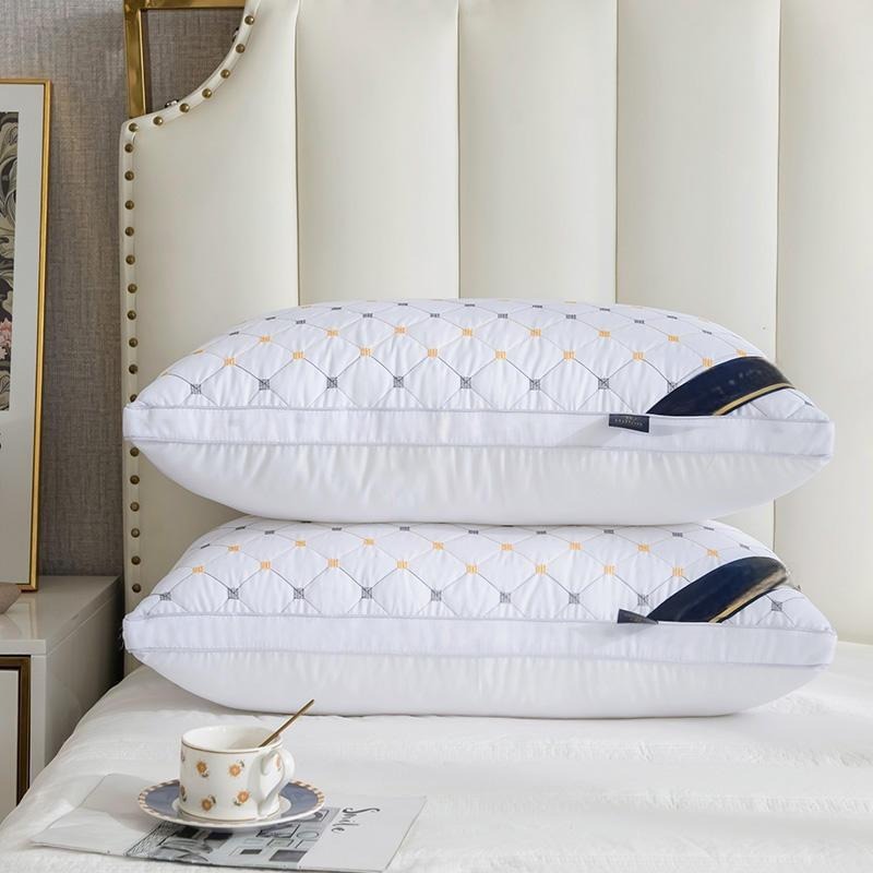 Hotel Pillow Core, High Pillow That Does Not Collapse, B&B Cervical Spine Protection Adult Pillow Core, Special Single Dormitory Pillow for Home Use