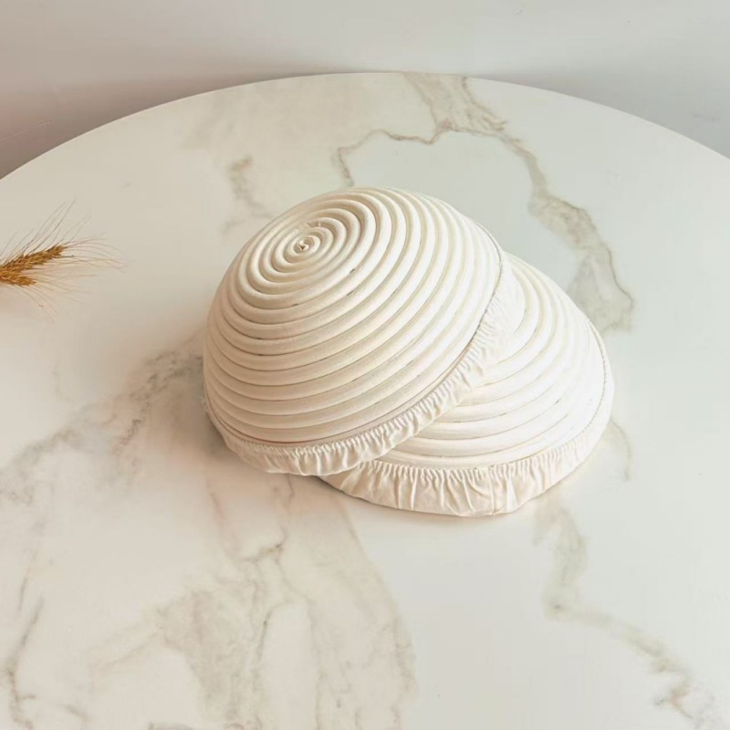 Round Bread Bowl, Fermented Bread Basket, Rattan Basket, Fruit Basket, Indonesian Rattan Handmade Rattan Art