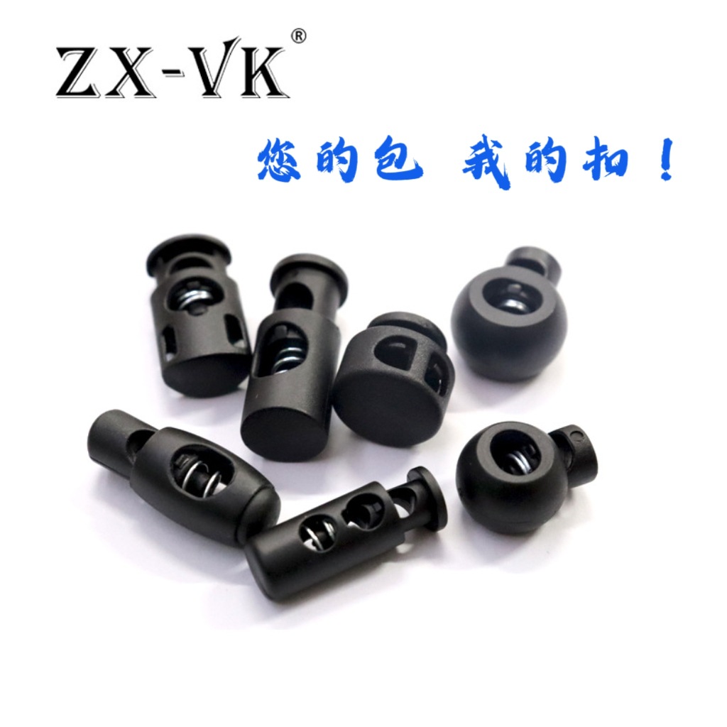 Manufacturer Wholesale Spot Spring Buckle Press Adjustment Rope Buckle Pig Nose Buckle Threaded Rope Buckle Pocket Rope Buckle Adjustable