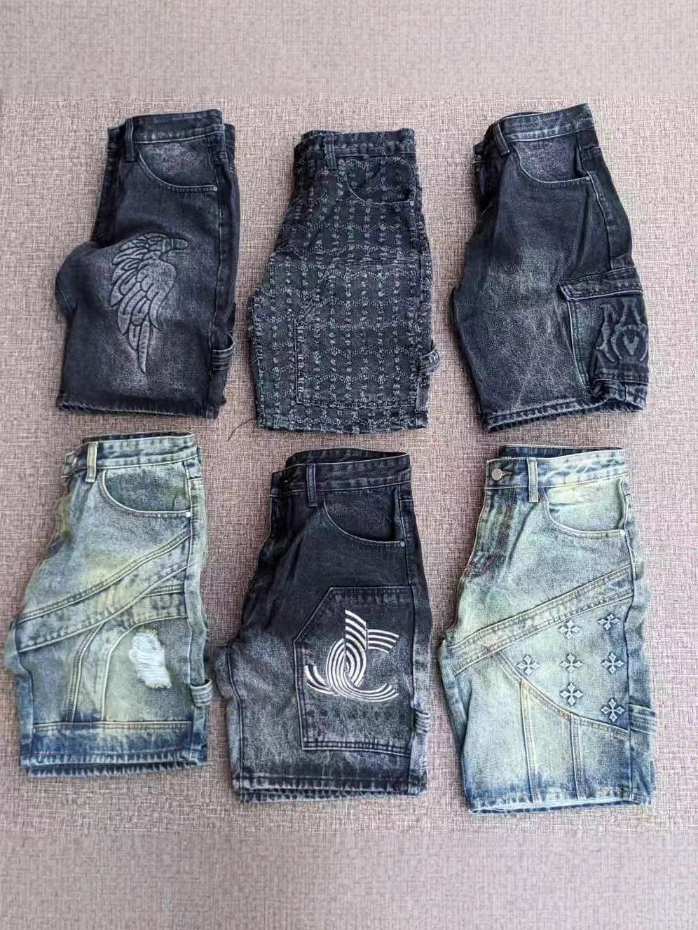 Men's Denim Shorts Wholesale Men's Denim Shorts Five-Point Pants Men's Jeans Wholesale