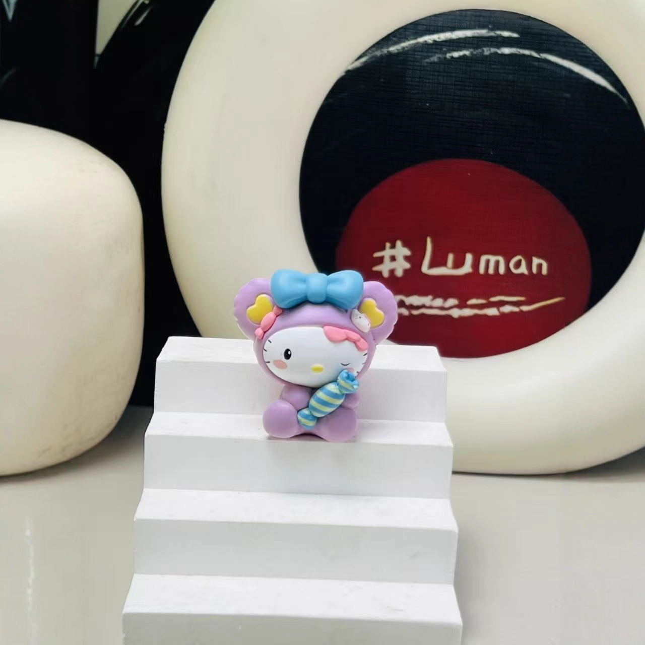 Hello Kt Cat DIY Cute Doll Keychain Toy Figurine Trendy Handmade Gift Wholesale in Stock