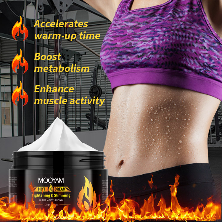 Slimming Cream Fitness Oil Sweating Heating Abdominal Muscle Cream